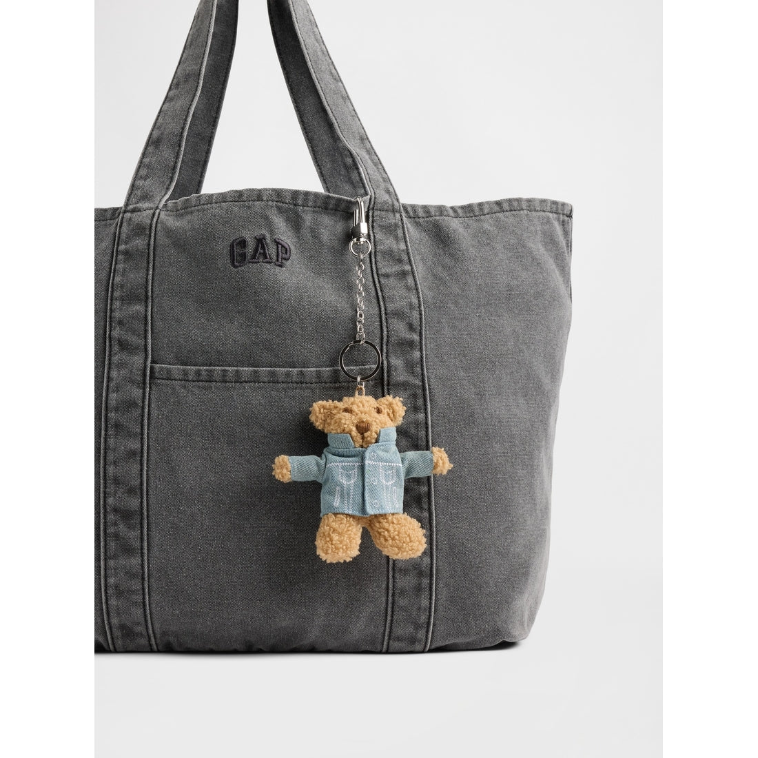 Women's Brannan Bear Denim Jacket Keychain Charm