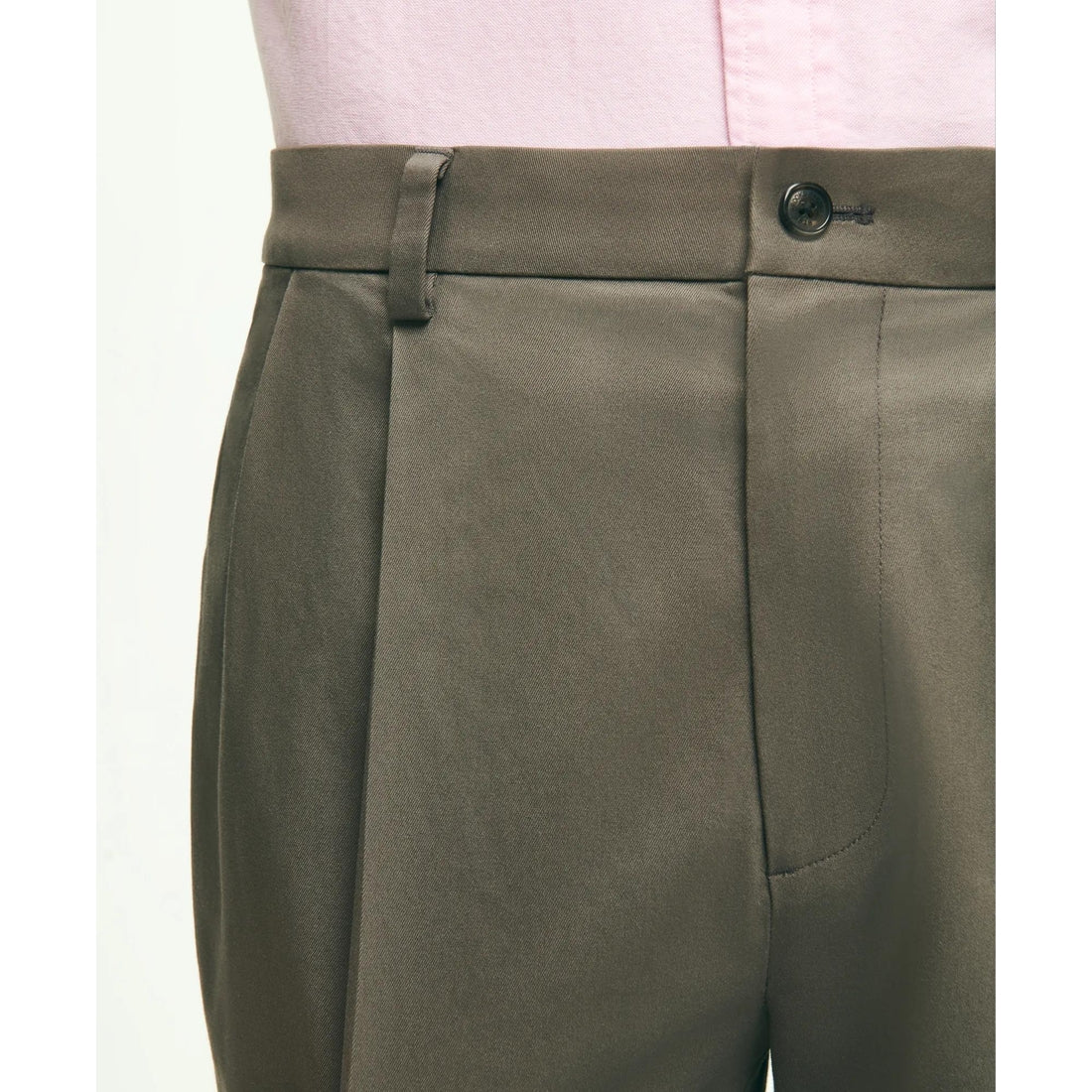 Pleated Traditional Fit Stretch Cotton Advantage Chino Pants