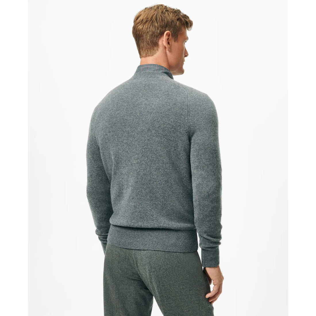3-Ply Cashmere Crewneck Saddle Shoulder Sweater