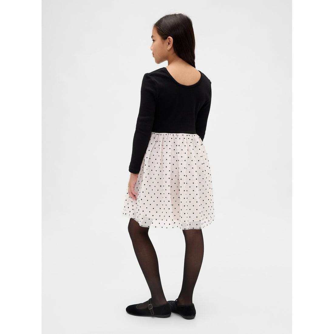 Girls' Mixed Media Dress