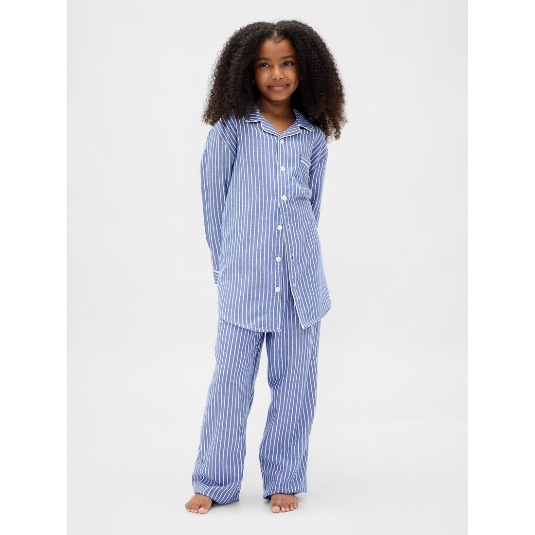 Girls' Recycled Flannel Pj Set