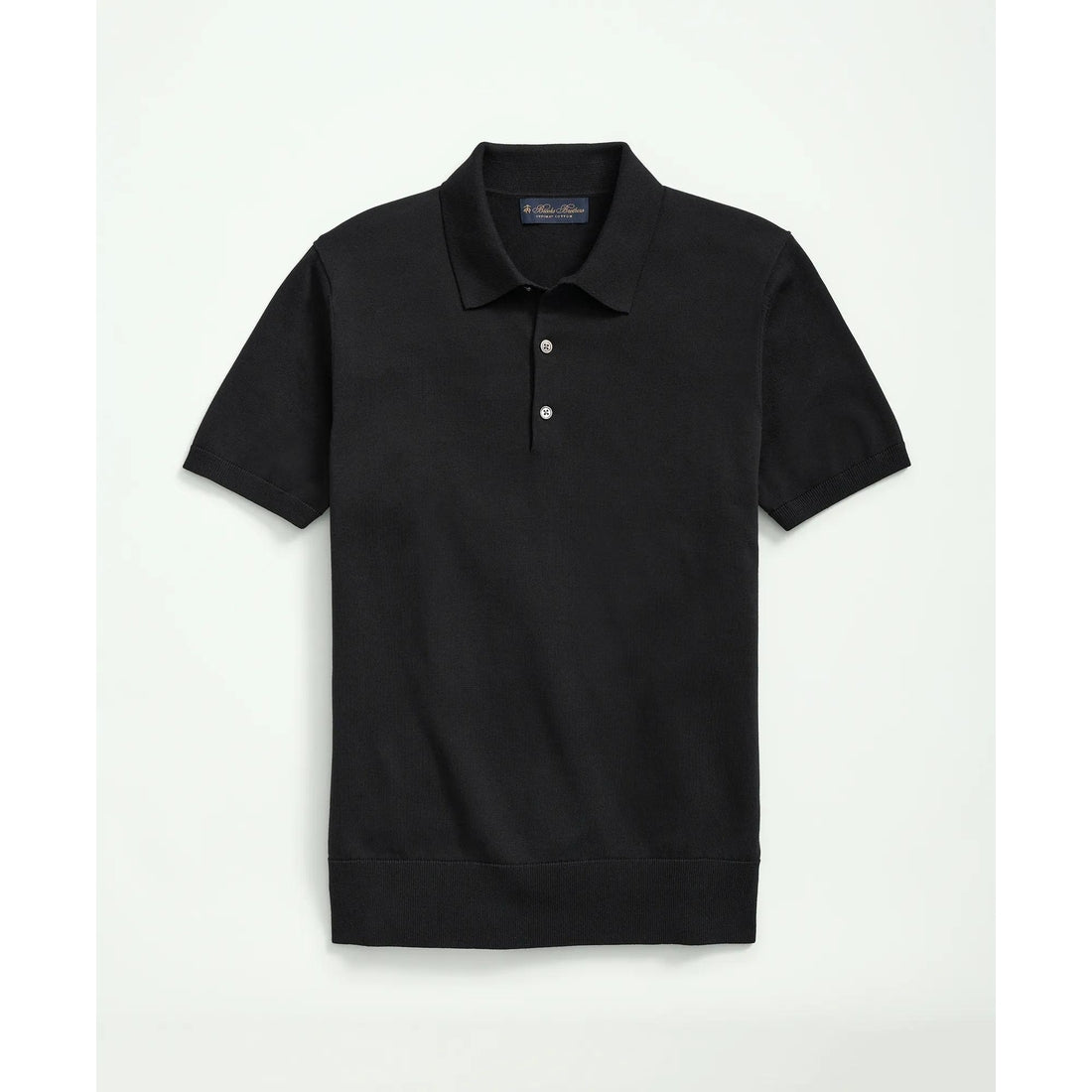 Supima Cotton Short-Sleeve Polo Sweater