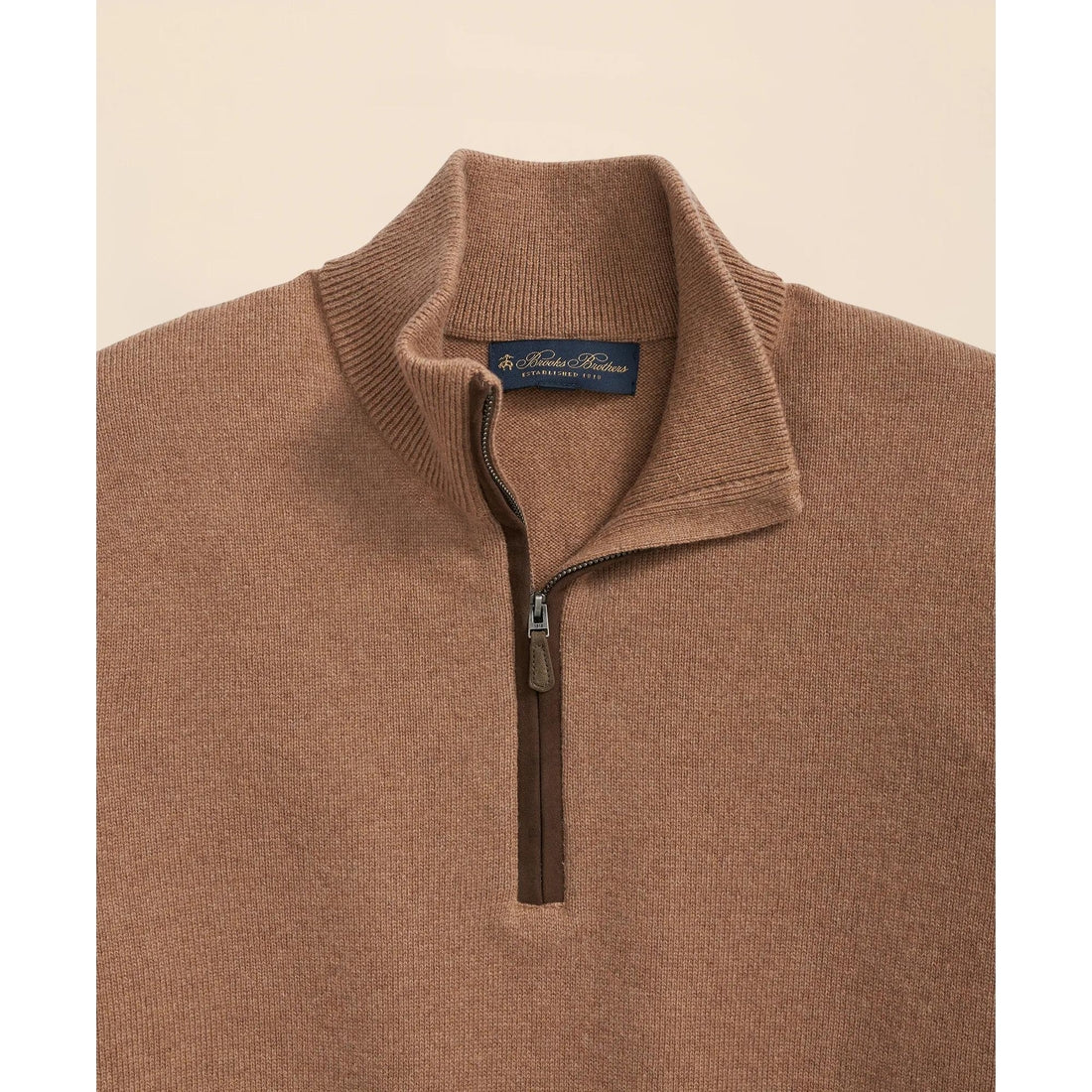 3-Ply Cashmere Half-Zip Sweater