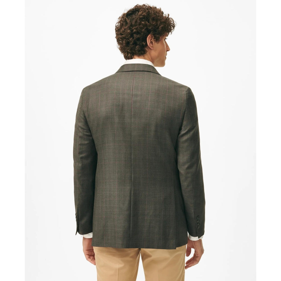 Classic Fit Checked Sport Coat in Wool