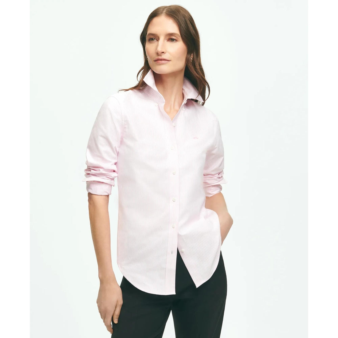 Classic-Fit Cotton Oxford Stripe Shirt