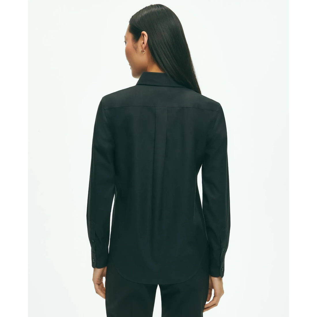Classic-Fit Non-Iron Stretch Supima Cotton Dress Shirt