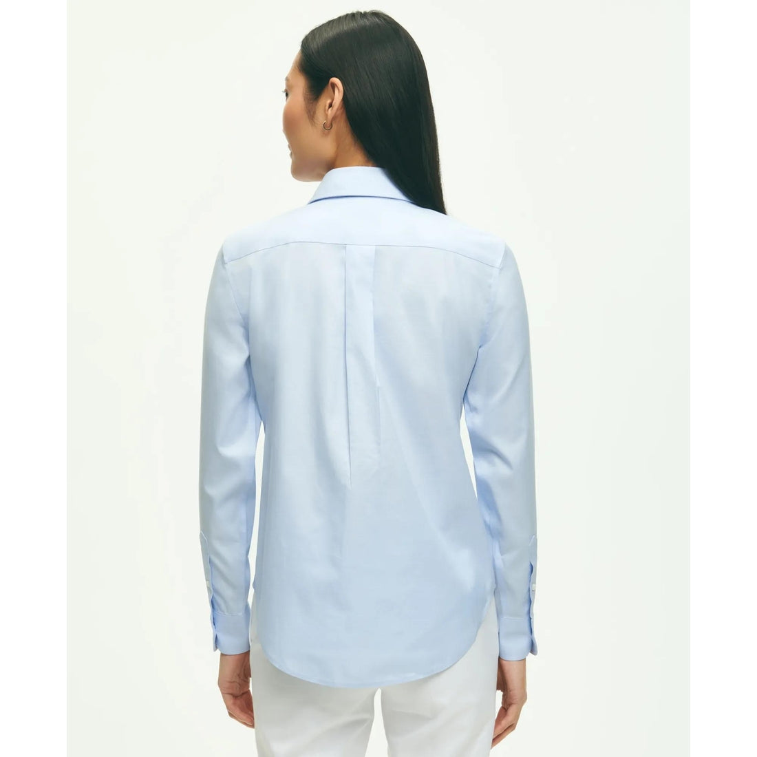 Classic-Fit Non-Iron Stretch Supima Cotton Dress Shirt