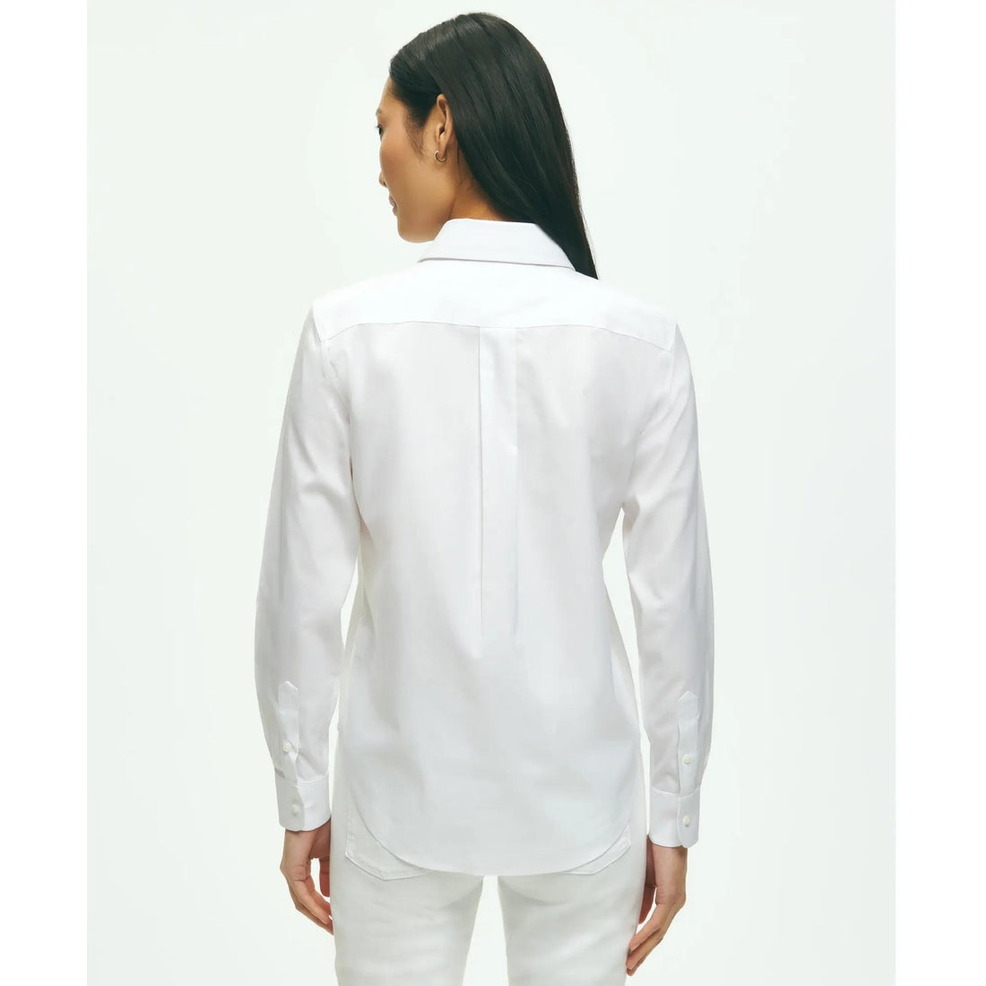Classic-Fit Non-Iron Stretch Supima Cotton Dress Shirt