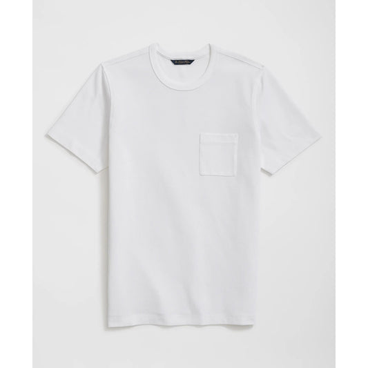 Pique T-Shirt in Garment-Washed Supima Cotton