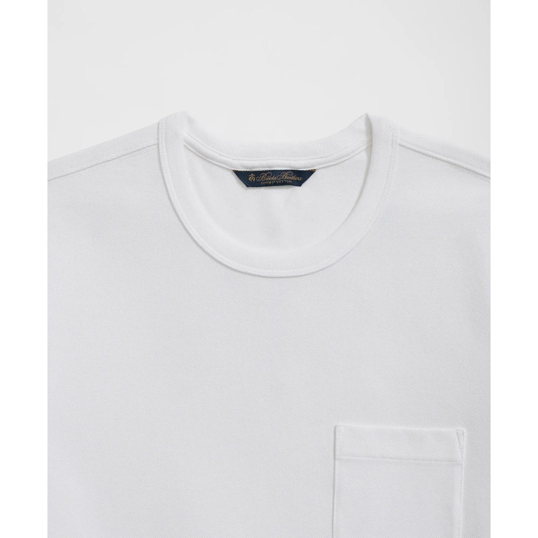 Pique T-Shirt in Garment-Washed Supima Cotton