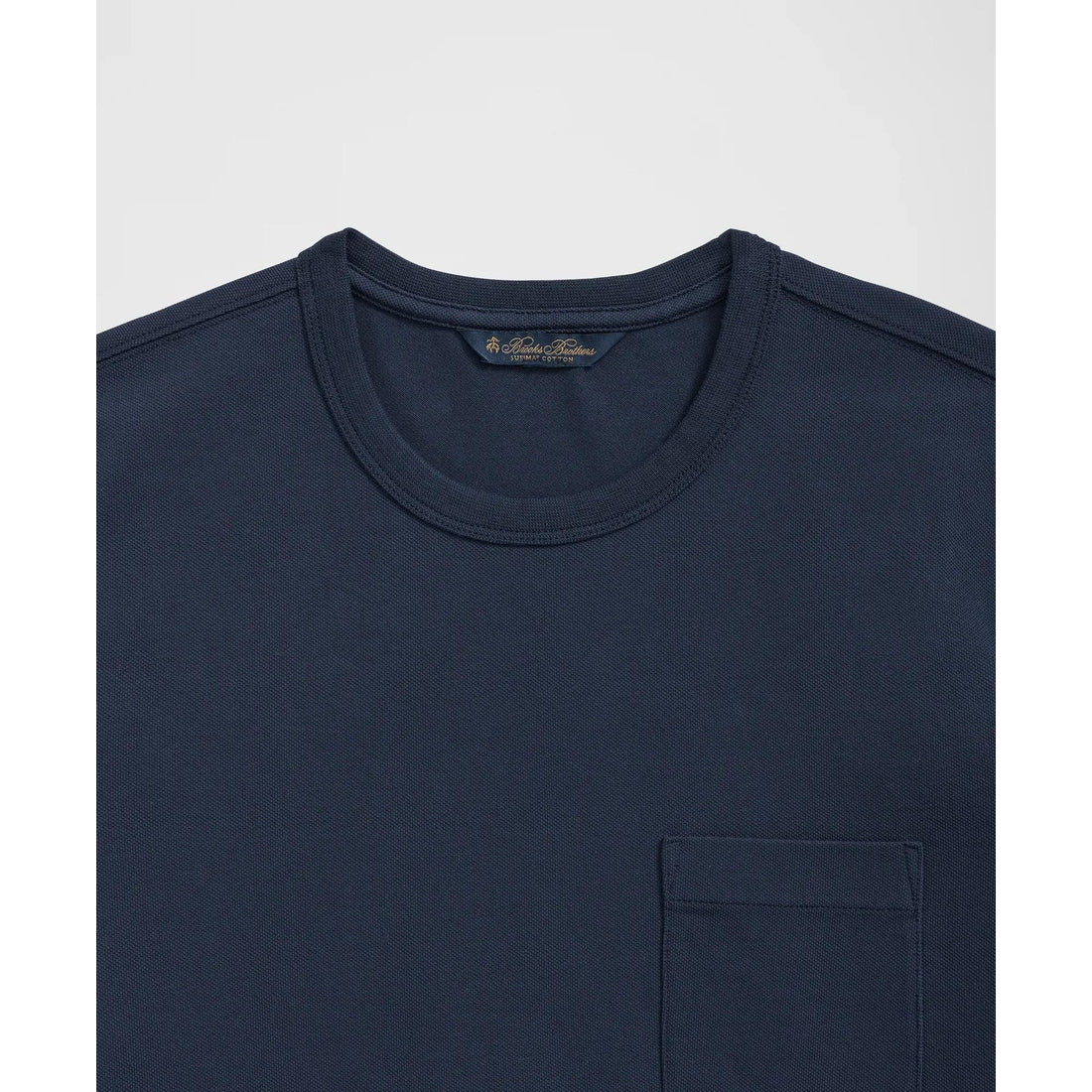 Pique T-Shirt in Garment-Washed Supima Cotton