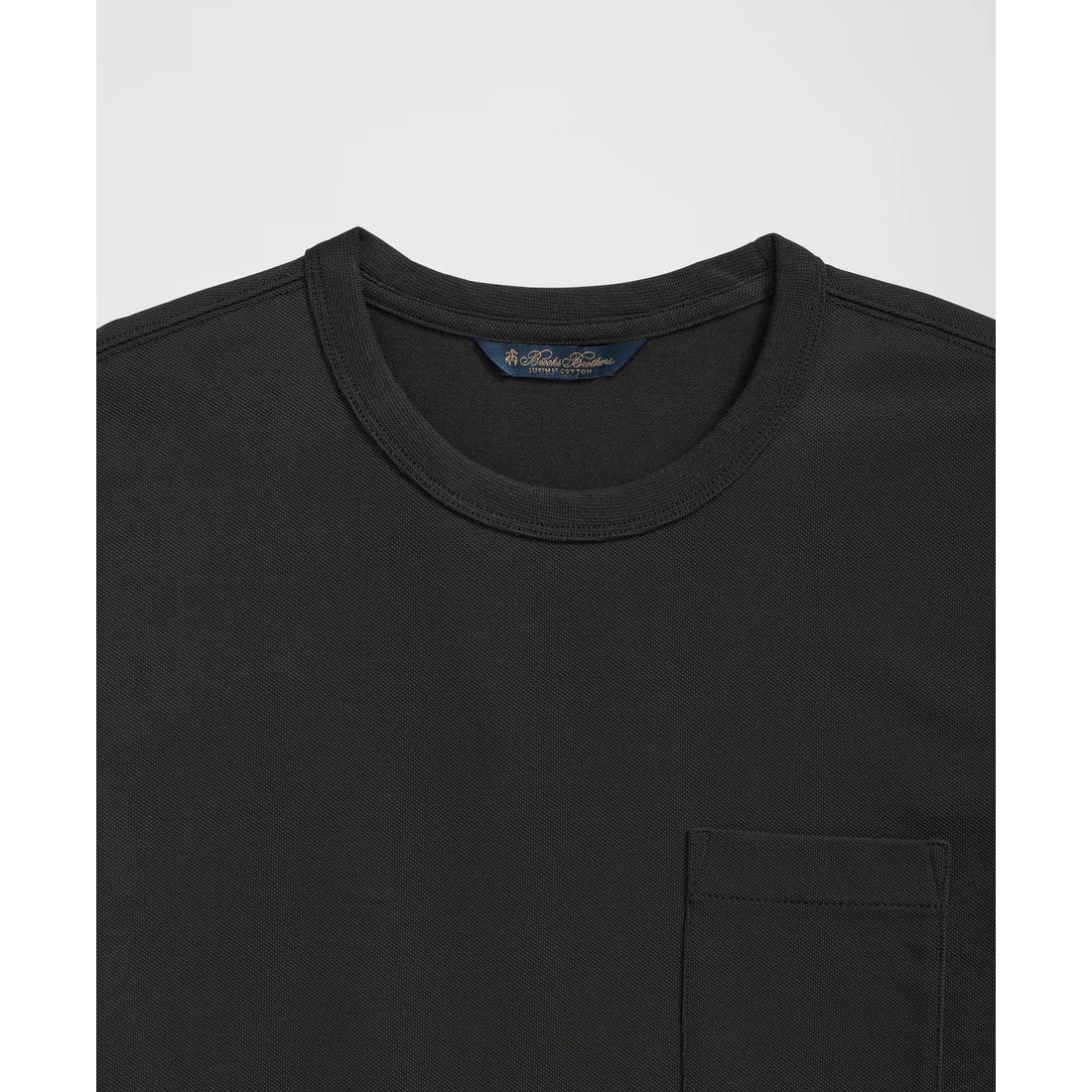 Pique T-Shirt in Garment-Washed Supima Cotton