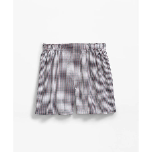 Cotton Broadcloth Tattersall Boxers
