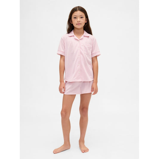 Girls' Recycled Pj Short Set