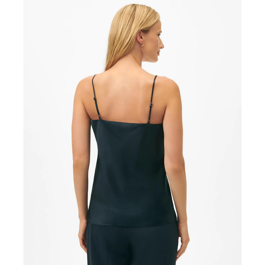 V-Neck Camisole in Washable Silk Charmeuse