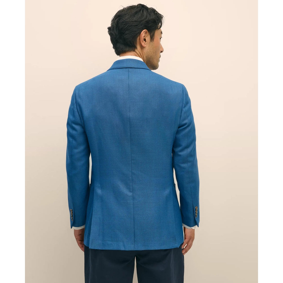 Slim Fit Sport Coat in Hopsack Wool