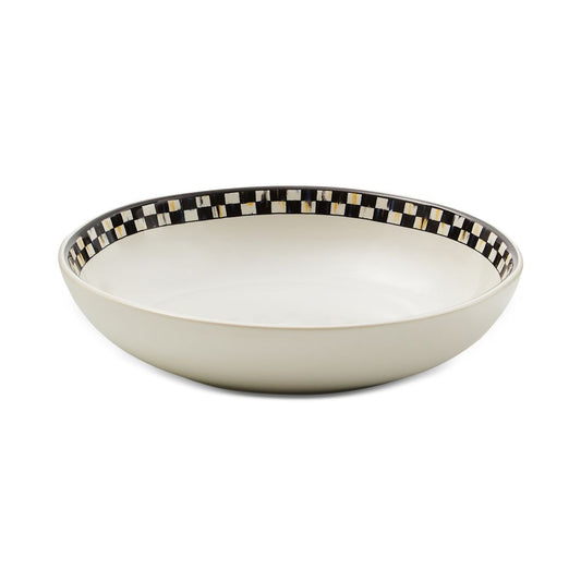 MacKenzie-Childs Courtly Check Everyday Pasta Bowls, Set of 4