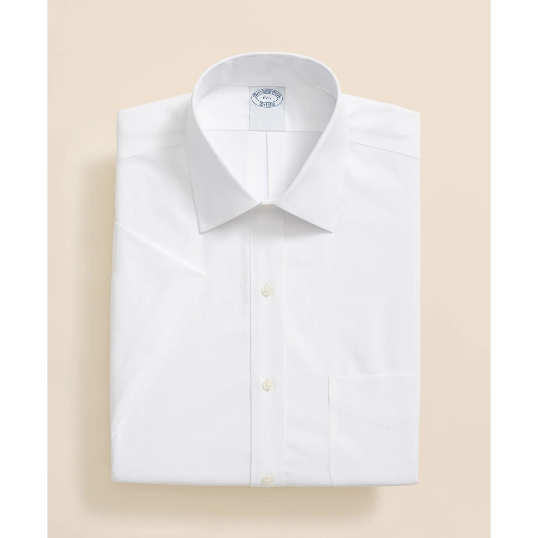 Stretch Supima Cotton Non-Iron Ainsley Collar, Short-Sleeve Dress Shirt