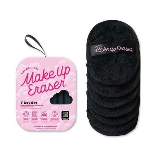 MakeUp Eraser 7-Pc. Chic Black Makeup-Removing Cloth Set