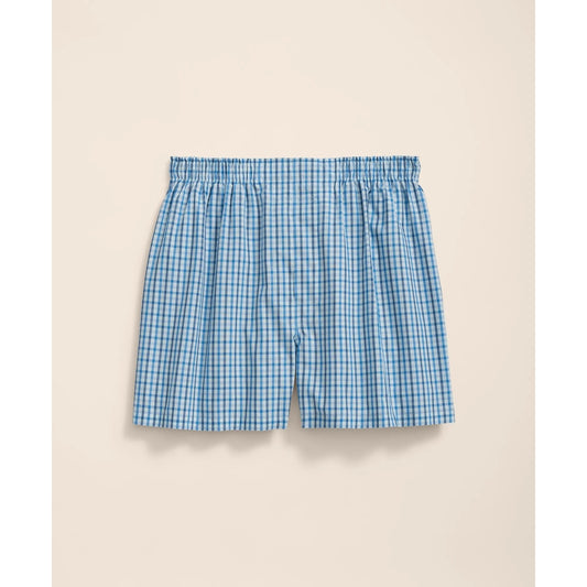 Cotton Broadcloth Windowpane Boxers