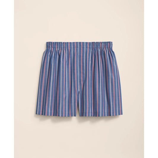 Cotton Broadcloth Striped Boxers