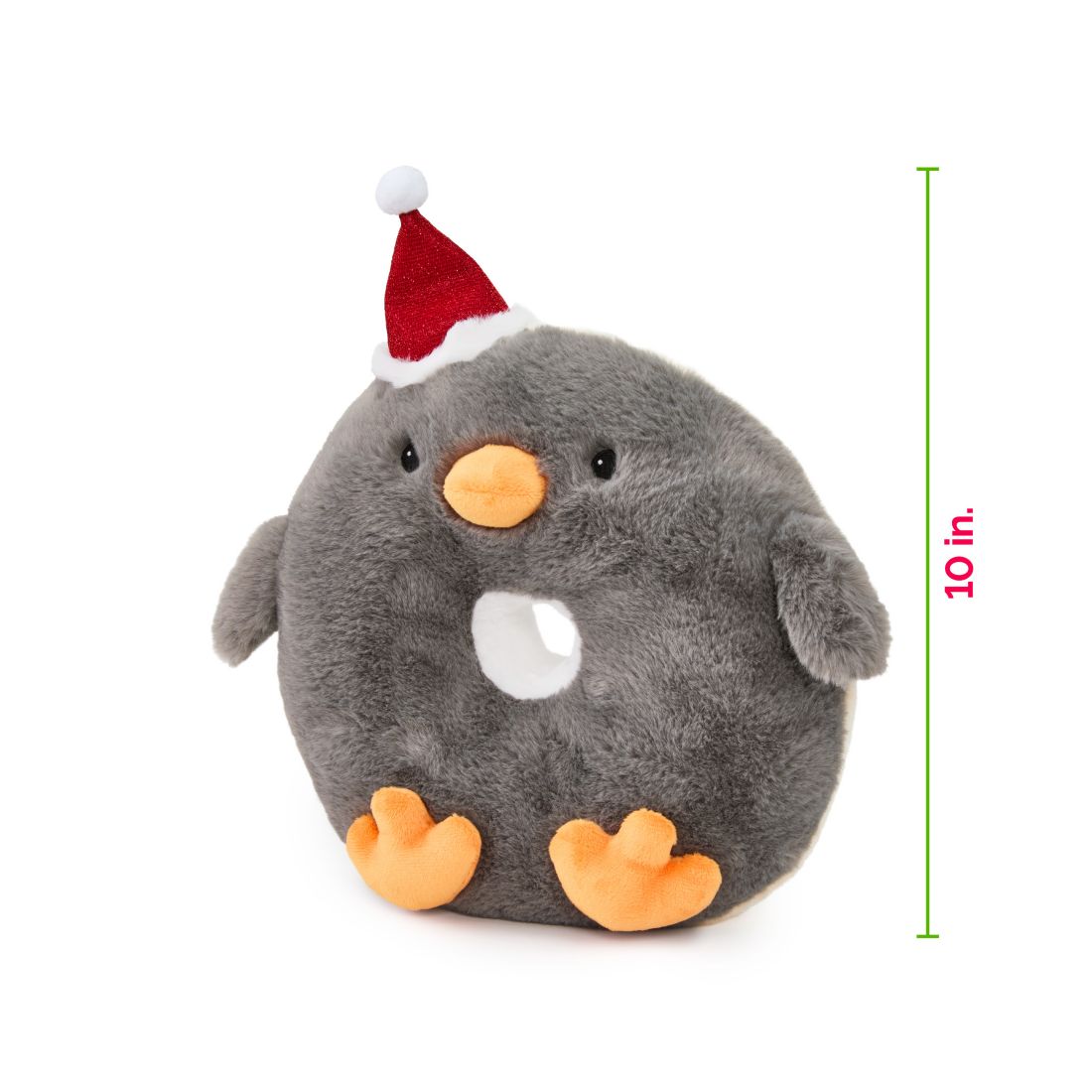 Geoffrey's Toy Box Tasties 10" Donut Holiday Penguin Plush Toy, Created for Macy's