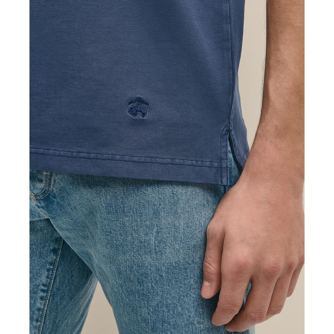 The Vintage Short-Sleeve Garment Dyed Polo Shirt