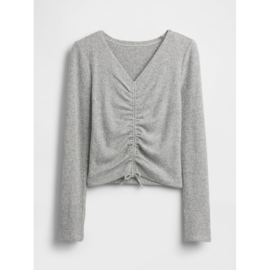Girls' Softspun Rib Ruched Top