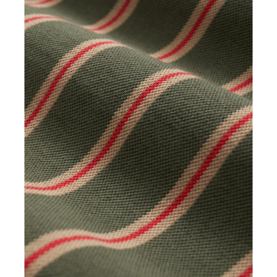 Golden Fleece Stretch Supima Long-Sleeve Striped Polo Shirt