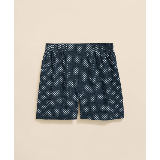 Cotton Broadcloth Dot Boxers