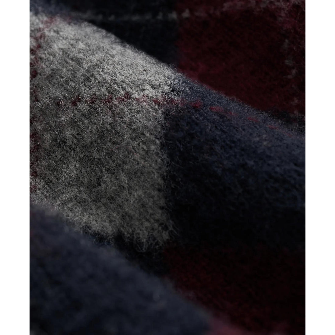 Brushed Wool Argyle Sweater