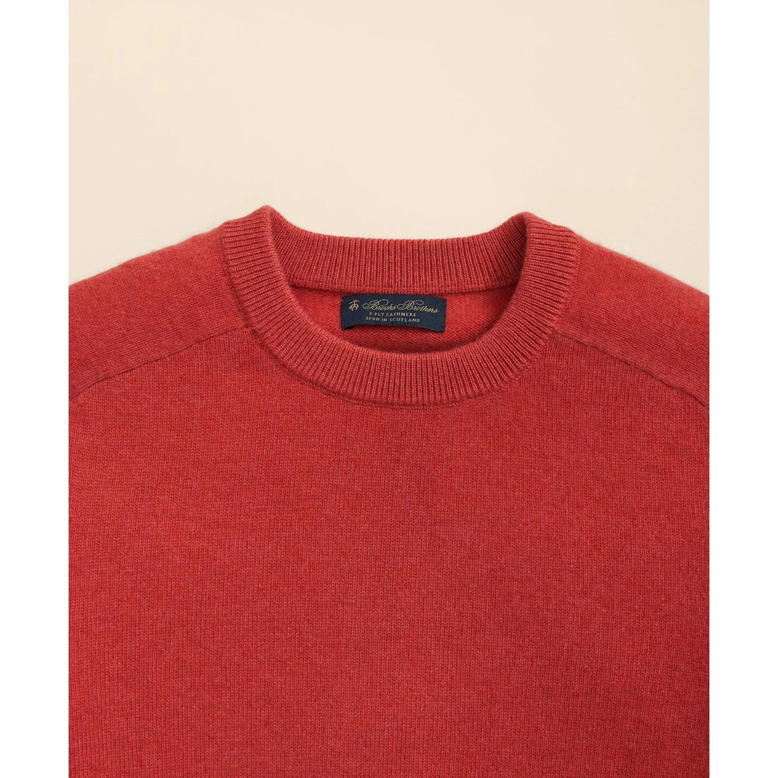 3-Ply Cashmere Crewneck Saddle Shoulder Sweater