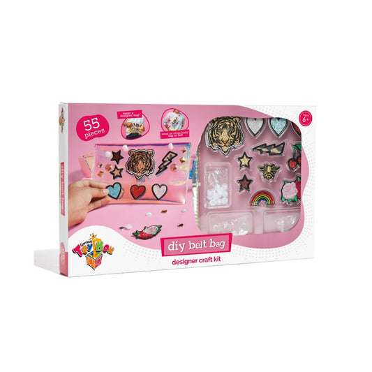 Geoffrey's Toy Box Girls Do It Yourself Belt Bag Craft Kit with Embroidered Patches Set, Created for Macy's