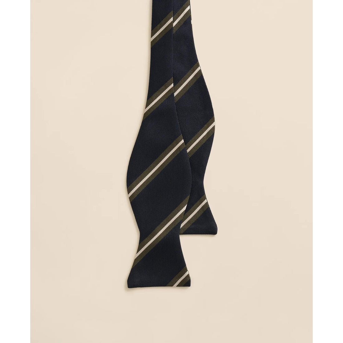 Rep Stripe Silk Bow Tie