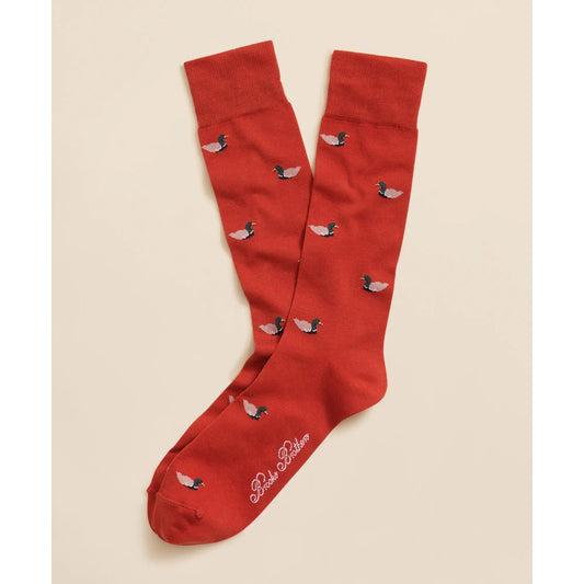Cotton-Blend Mallard Socks