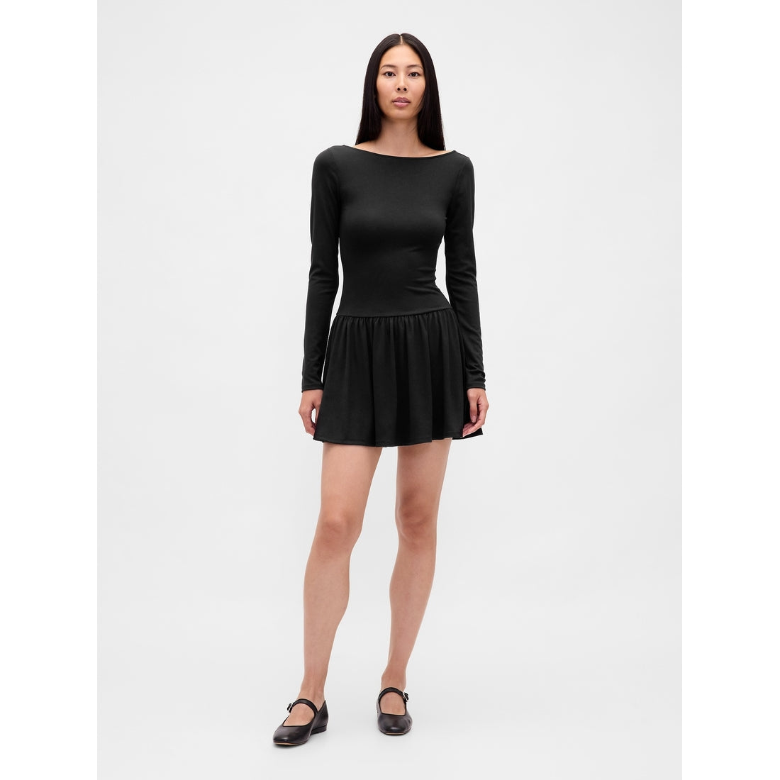 Women's Drop-Waist Mini Dress