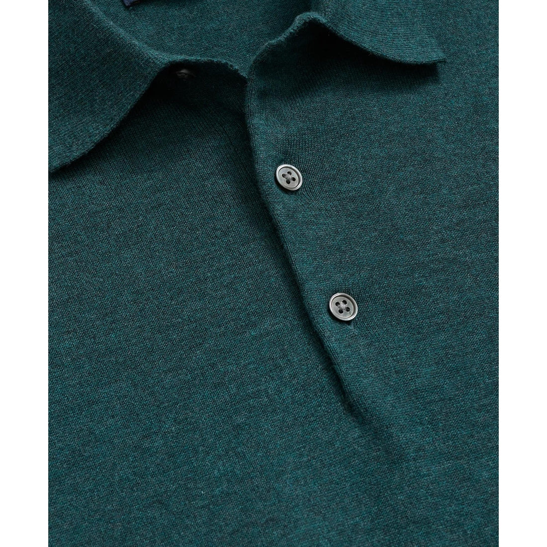 Supima Cotton Short-Sleeve Polo Sweater