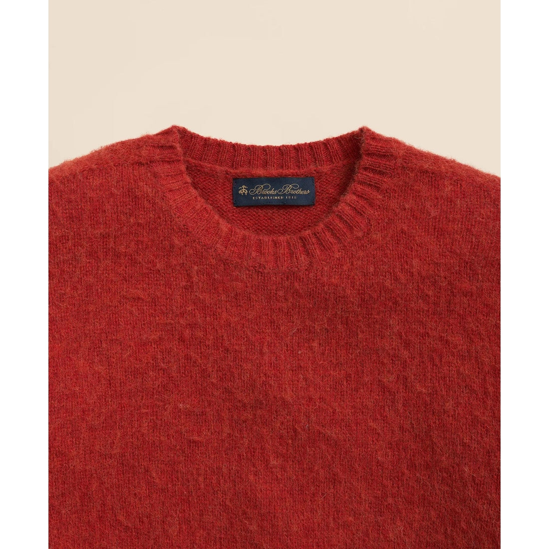 Brushed Wool Crewneck Sweater