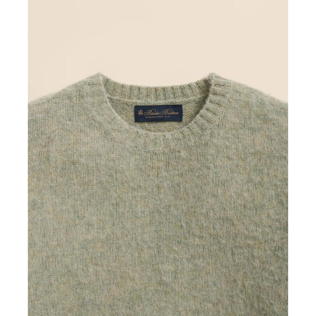 Brushed Wool Crewneck Sweater