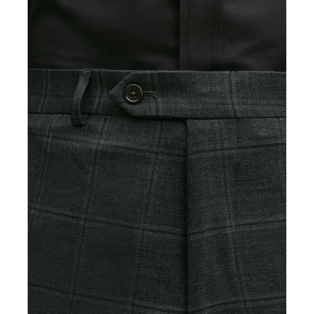 Brooks Brothers Explorer Collection Slim Fit Wool Windowpane Suit Pants