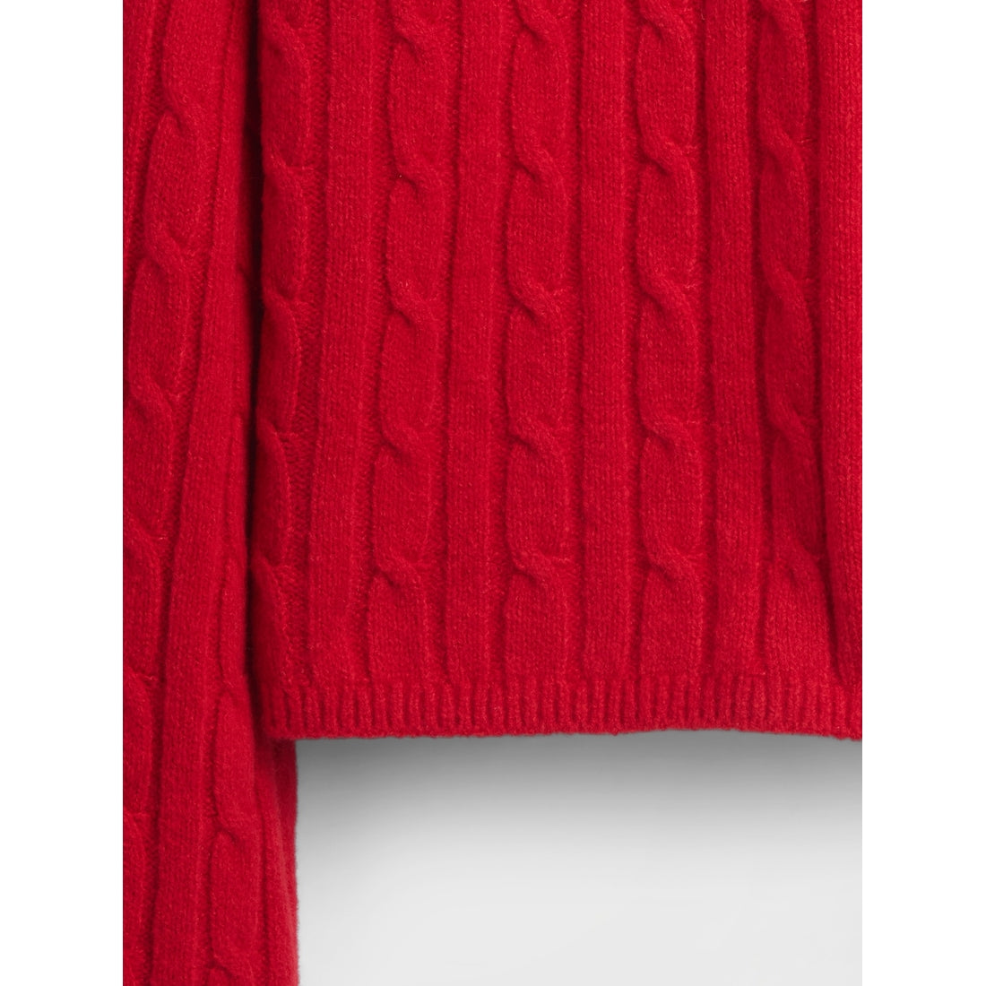 Women's Cashsoft Cable-Knit Crewneck Sweater