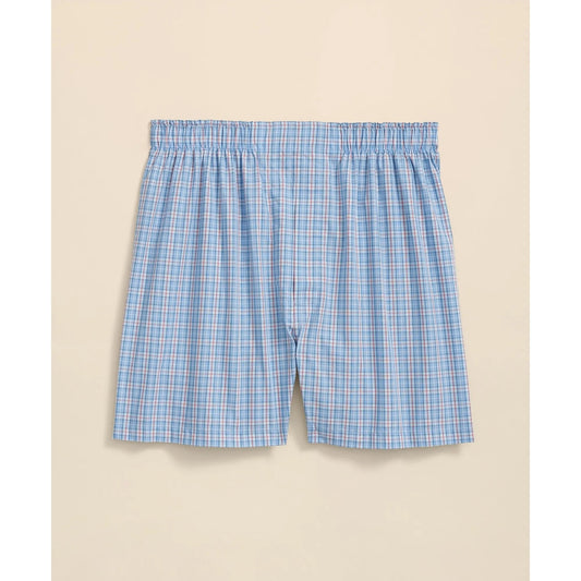 Cotton Broadcloth Mini Check Boxers