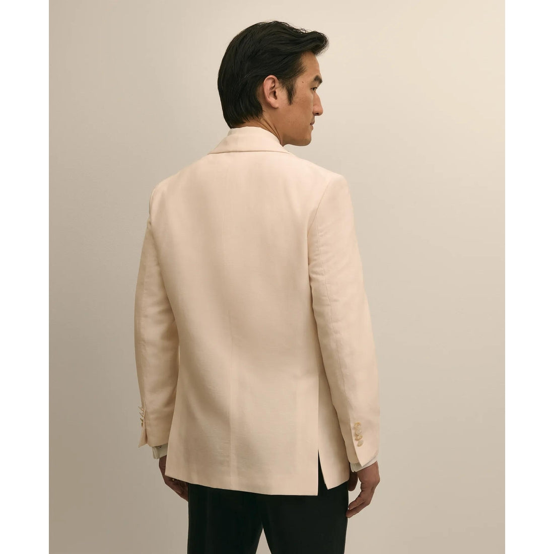 Classic Fit Wool-Linen 1818 Double-Breasted Dinner Jacket