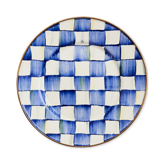 Mackenzie-Childs Royal Check Salad/Dessert Plate