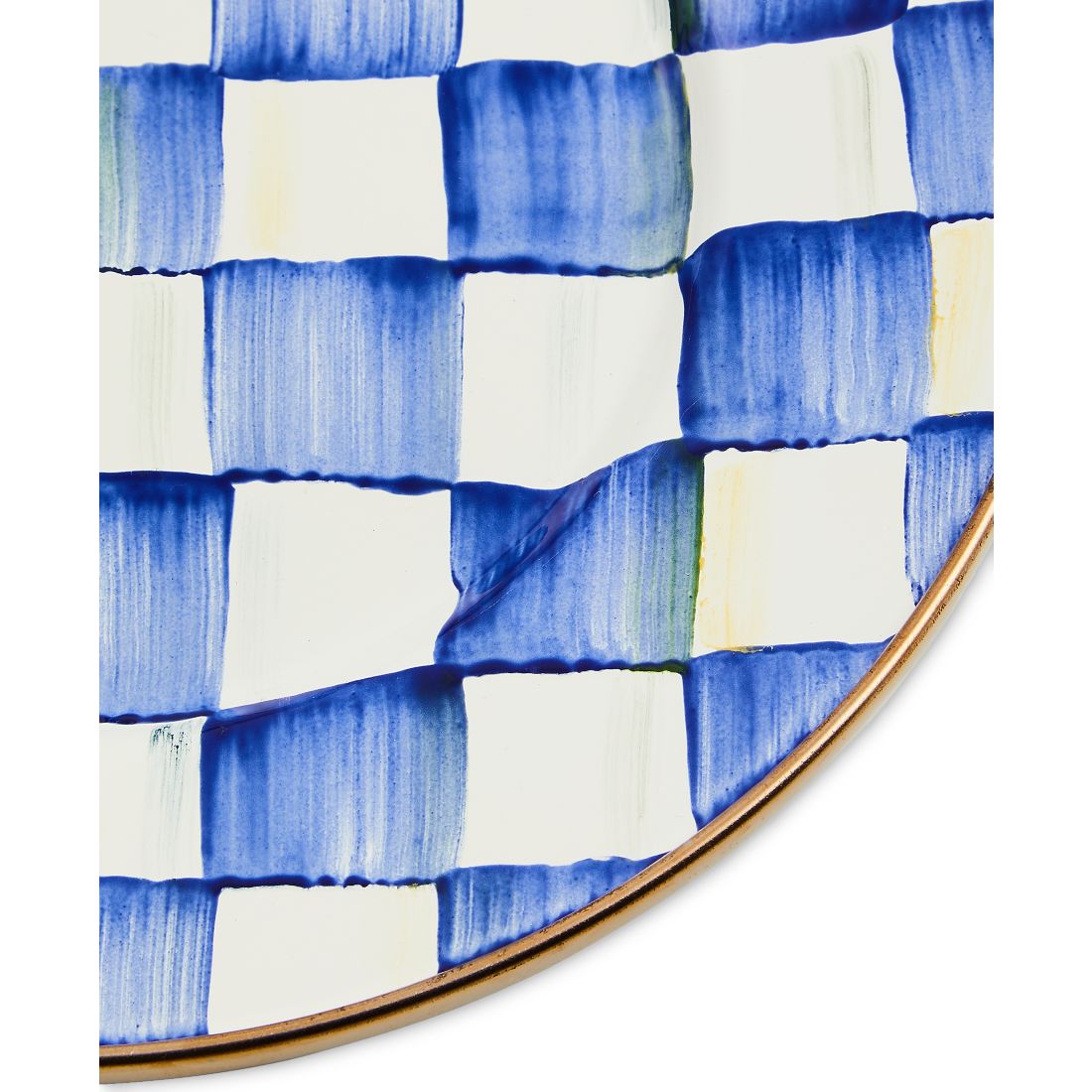 Mackenzie-Childs Royal Check Salad/Dessert Plate