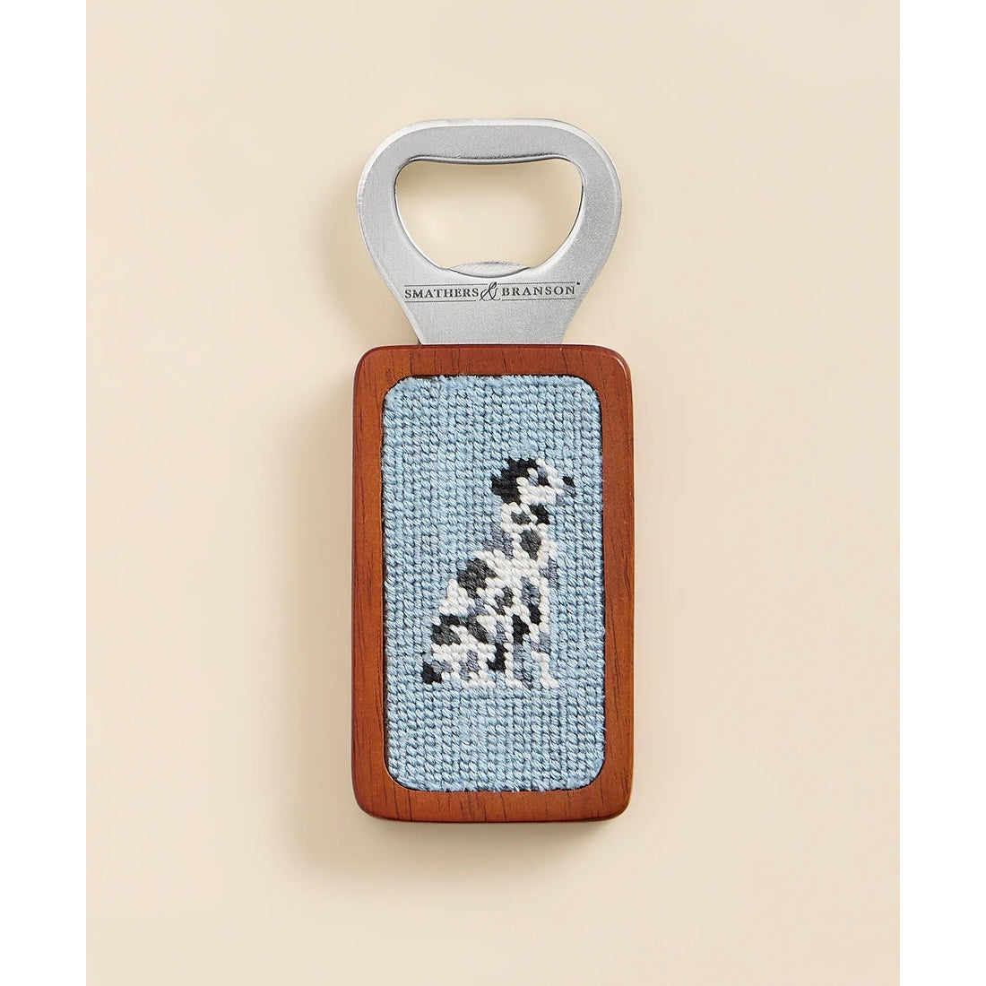 Smathers & Branson Needlepoint Dalmatian Bottle Opener