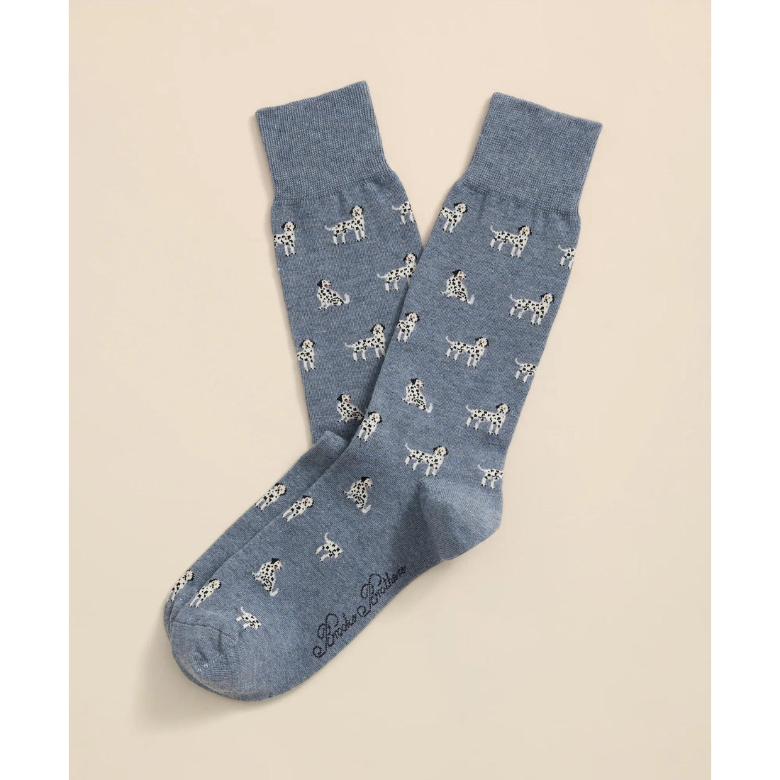 Cotton-Blend Dalmatian Socks