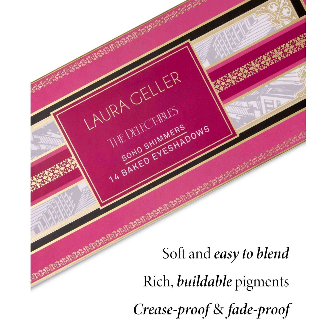 Laura Geller Beauty The Delectables 14 Multi-Finish Baked Eyeshadows - Soho Shimmers