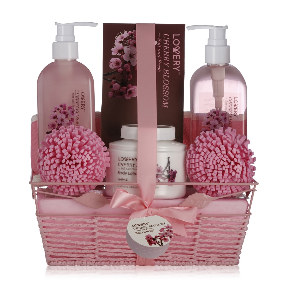 Lovery Home Spa Body Care Gift Set in Cherry Blossom