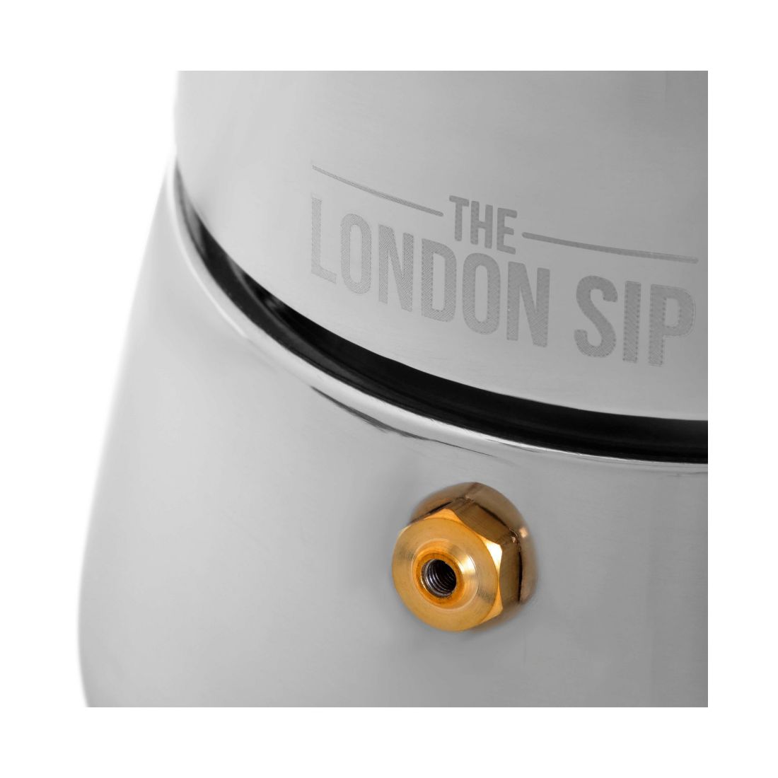 London Sip Stainless Steel Espresso Maker 10-Cup